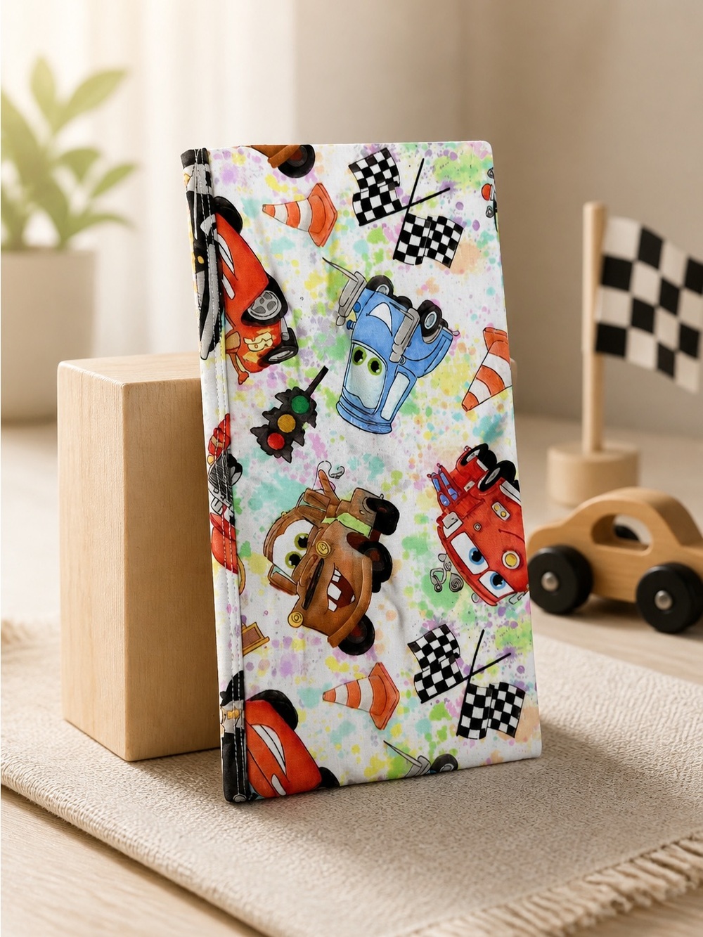 NWT BAMBOO Burp Cloth Design in Pixar CARS